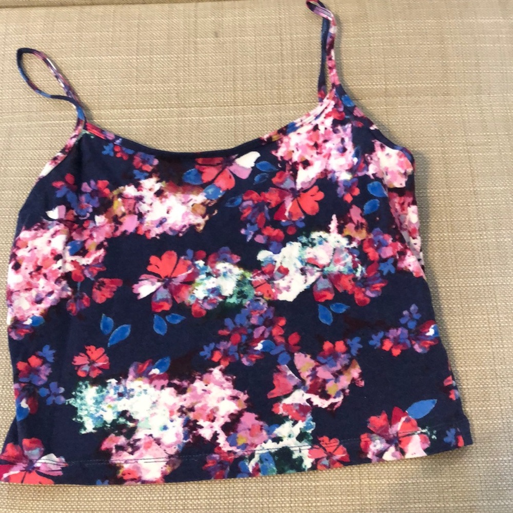 Floral crop top